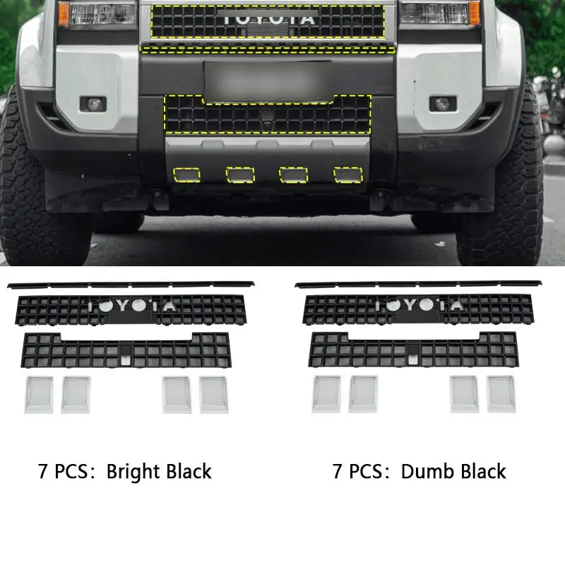 Front Bumper Grille, Car Grille Grille Protective Cover, Suitable For Toyota 2024 Lc250 Accessories, Prado Cargo Box Cover Parts
Front Bumper Grille, Car Grille Grille Protective Cover, Suitable For Toyota 2024 Lc250 Accessories, Prado Cargo Box Cover Parts