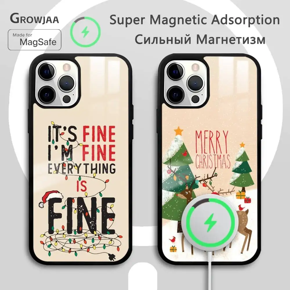 Santa Claus Christmas Phone Case For IPhone 16 15 14 13 12 11 Pro Max Plus Mini Magsafe Mirror Wireless Magnetic Funda
Santa Claus Christmas Phone Case For IPhone 16 15 14 13 12 11 Pro Max Plus Mini Magsafe Mirror Wireless Magnetic Funda