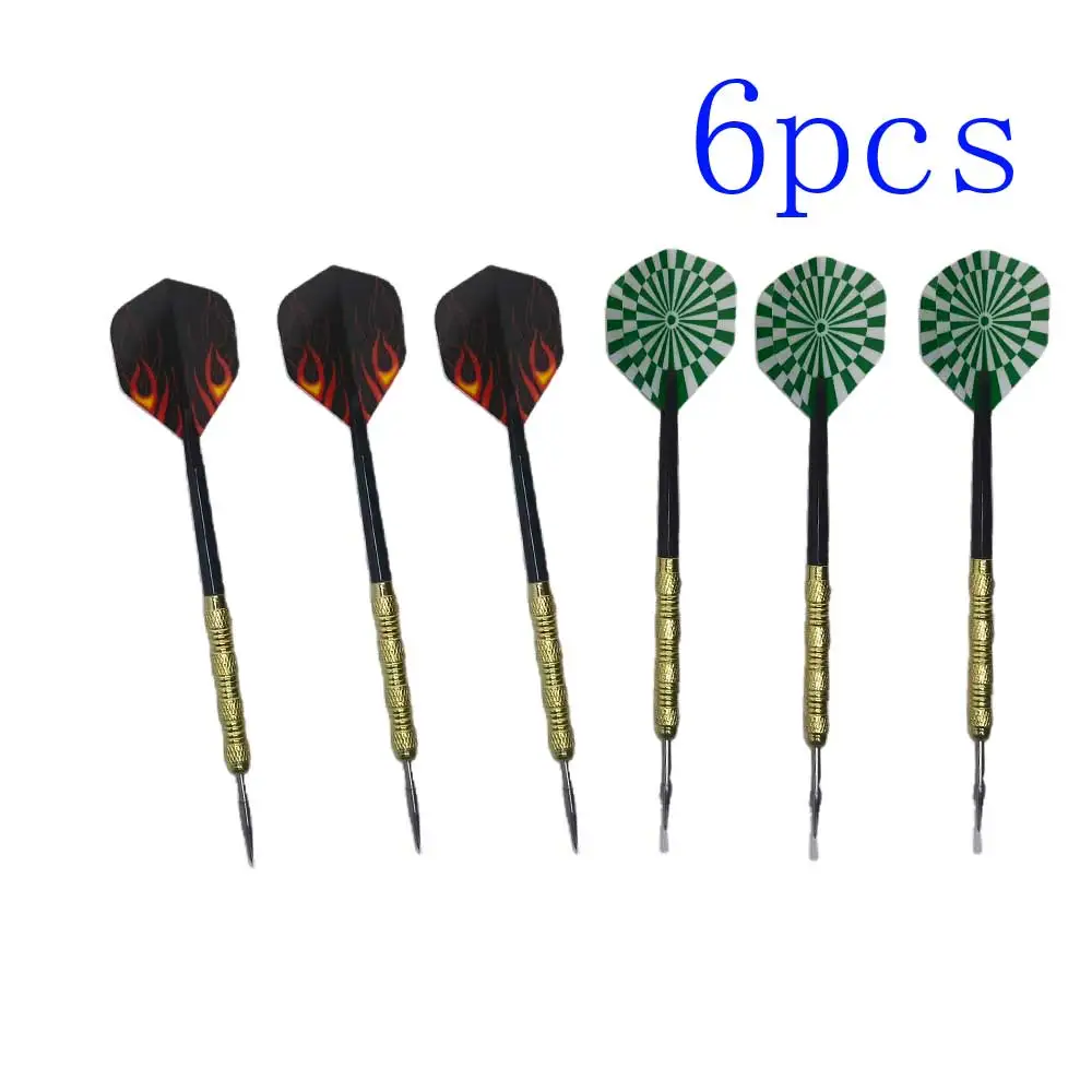 6/12 PCS Professional Tungsten Brass Point Darts 4g Weight 152mm Length Indoor Adults Entertainment Darts Set
6/12 PCS Professional Tungsten Brass Point Darts 4g Weight 152mm Length Indoor Adults Entertainment Darts Set
