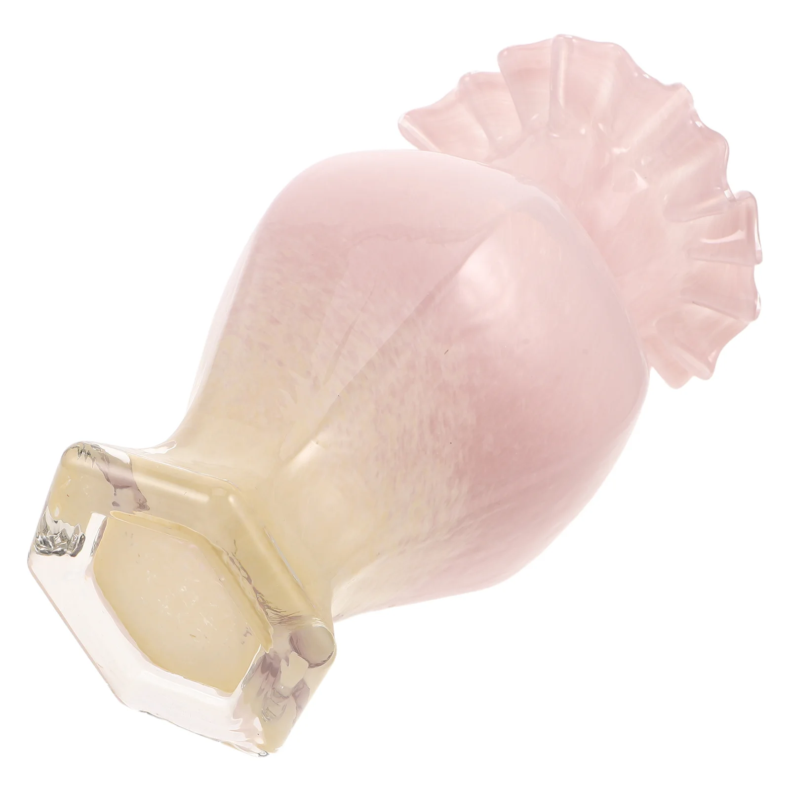 Handblown Glass Vase Edge Pearlescent Finish Decorative Flower Vase for Home Living Room Office Table Centerpiece
Handblown Glass Vase Edge Pearlescent Finish Decorative Flower Vase for Home Living Room Office Table Centerpiece