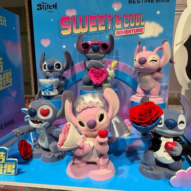 Genuine Disney Sweet Cool Stitch Adventure Kawaii Eternal Flowers Series Blind Box Trendy Doll Desktop Ornament Valentine Gift
Genuine Disney Sweet Cool Stitch Adventure Kawaii Eternal Flowers Series Blind Box Trendy Doll Desktop Ornament Valentine Gift