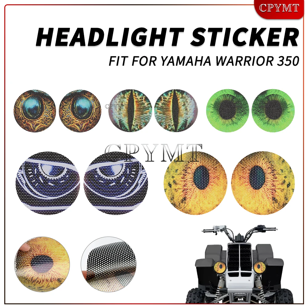 Motorcycle Headlight Sticker Fit for YAMAHA Warrior Wolverine 350 Banshee yfz350 ATV Front Fairing Head Lamp Guard Decals
Motorcycle Headlight Sticker Fit for YAMAHA Warrior Wolverine 350 Banshee yfz350 ATV Front Fairing Head Lamp Guard Decals