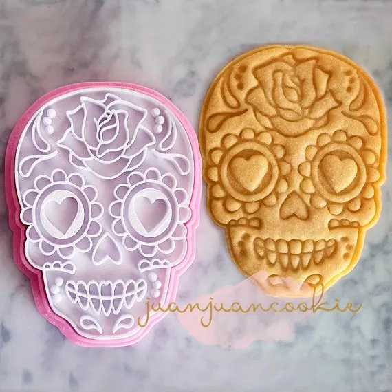 Halloween Pressable Biscuit Molds Classical Skull Pattern Cookie Cutters Baking Accessories And Tools Homemade Party DIY Pastry
Halloween Pressable Biscuit Molds Classical Skull Pattern Cookie Cutters Baking Accessories And Tools Homemade Party DIY Pastry