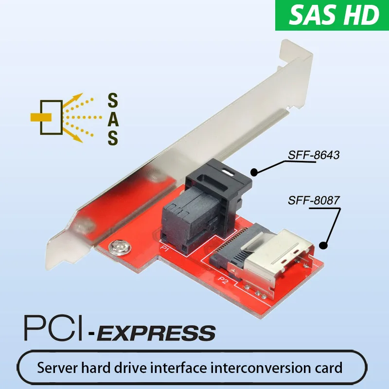 Встроенная Mini SAS HD SFF-8643 To SFF-8087 Интервальная карта PCI-E4.0 адаптер карты Mini SAS HD 4i 6 Гбит/с 4 полосы
Встроенная Mini SAS HD SFF-8643 To SFF-8087 Интервальная карта PCI-E4.0 адаптер карты Mini SAS HD 4i 6 Гбит/с 4 полосы