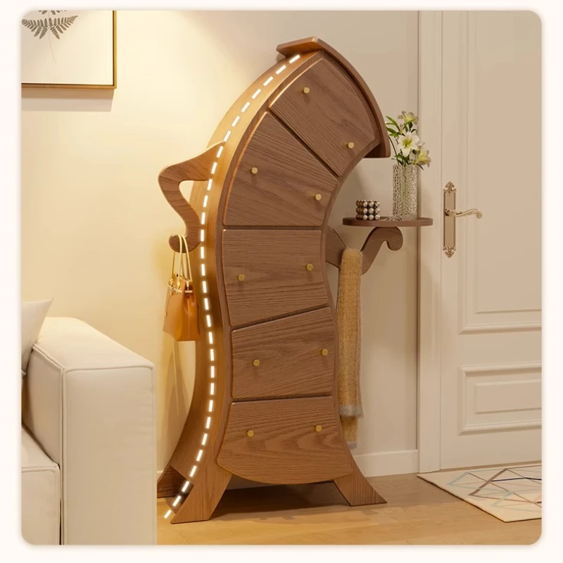 Bedroom storage cabinet Robot crooked cabinet Light luxury storage cabinet
Bedroom storage cabinet Robot crooked cabinet Light luxury storage cabinet