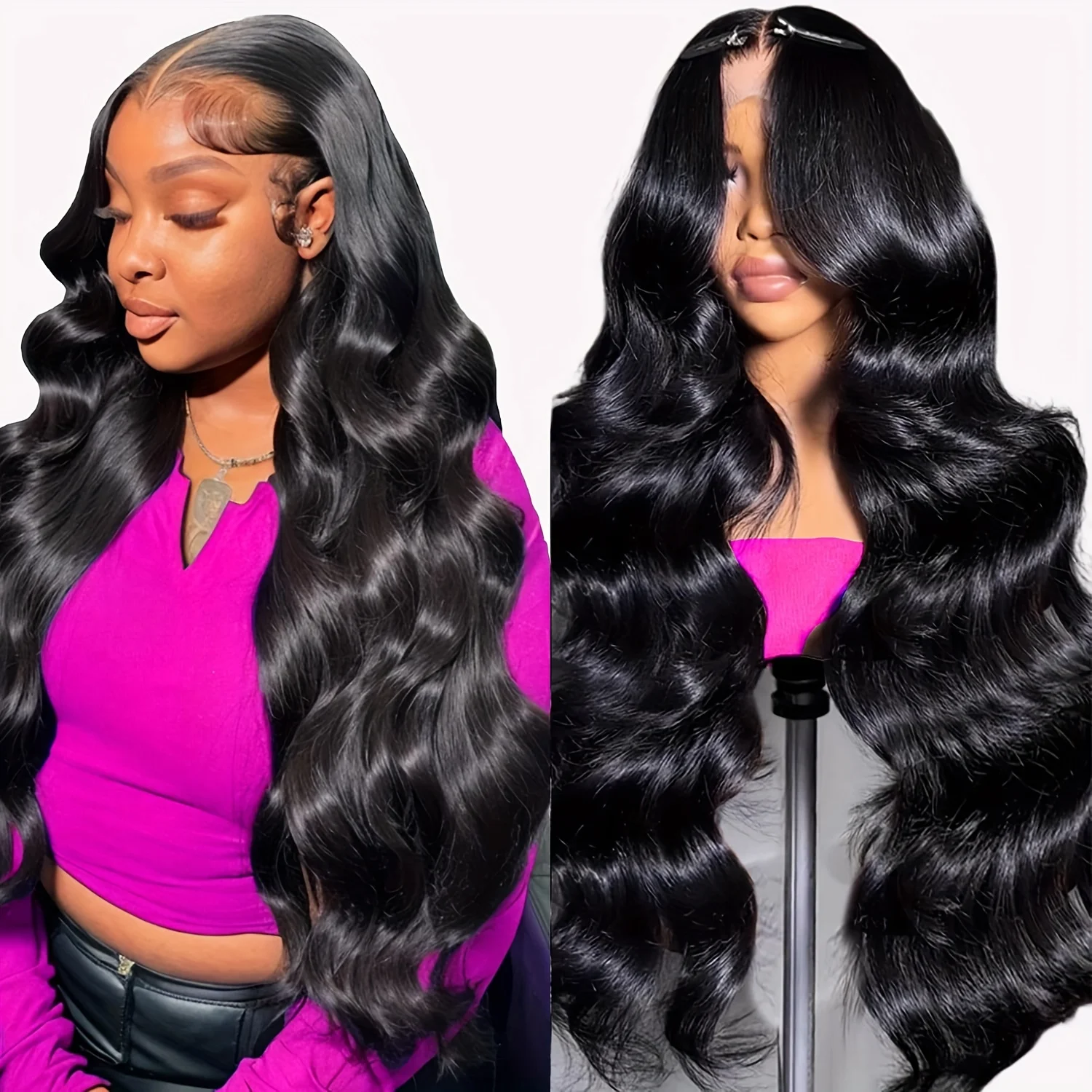 Natural Color 1B 13x6 Inch HD Lace 180% Density Body Wave Lace Front Wigs Human Hair Transparent Lace
Natural Color 1B 13x6 Inch HD Lace 180% Density Body Wave Lace Front Wigs Human Hair Transparent Lace
