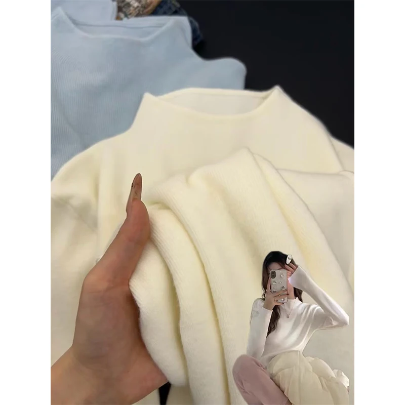 Sli Long Sve High Ne Knitted Sweater Base Layer irt Women's Faionable Inner Wear Winter Season Premium Feel
Sli Long Sve High Ne Knitted Sweater Base Layer irt Women's Faionable Inner Wear Winter Season Premium Feel