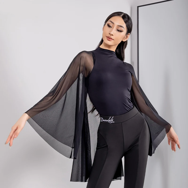 2024 New Latin Dance Costume Women Black Mesh BodySuit Tops Adult Samba Ballroom Dance Practice Pants Performance Clothes VBH770
2024 New Latin Dance Costume Women Black Mesh BodySuit Tops Adult Samba Ballroom Dance Practice Pants Performance Clothes VBH770