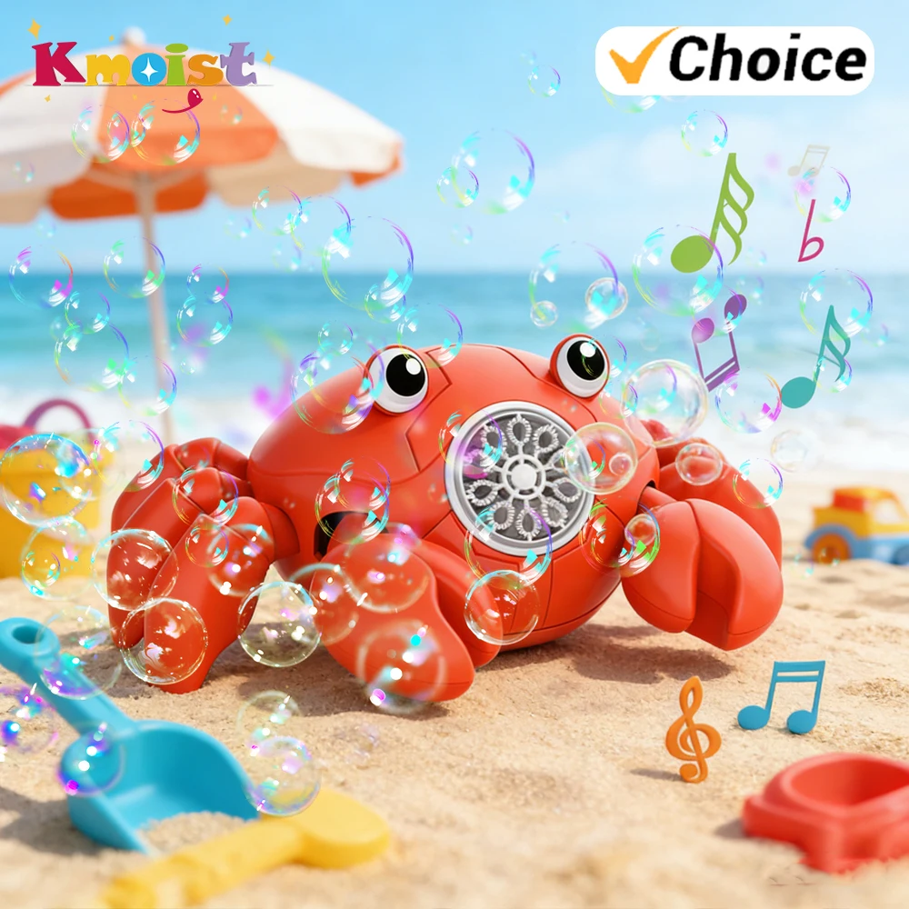 Crawling Crab Bubble Machine MusicAutomatic Sensing and Obstacle Avoidance Electrically Powered Bubble Blowing Children's Toy
Crawling Crab Bubble Machine MusicAutomatic Sensing and Obstacle Avoidance Electrically Powered Bubble Blowing Children's Toy