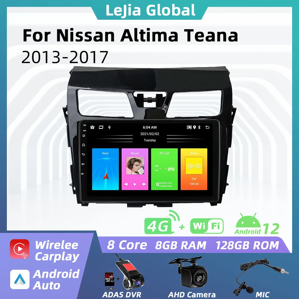 Car Stereo 2 Din Android for Nissan Altima Teana 2013-2017 Car Radio WIFI GPS 4G Carplay Navigation Multimedia Player Head Unit
Car Stereo 2 Din Android for Nissan Altima Teana 2013-2017 Car Radio WIFI GPS 4G Carplay Navigation Multimedia Player Head Unit