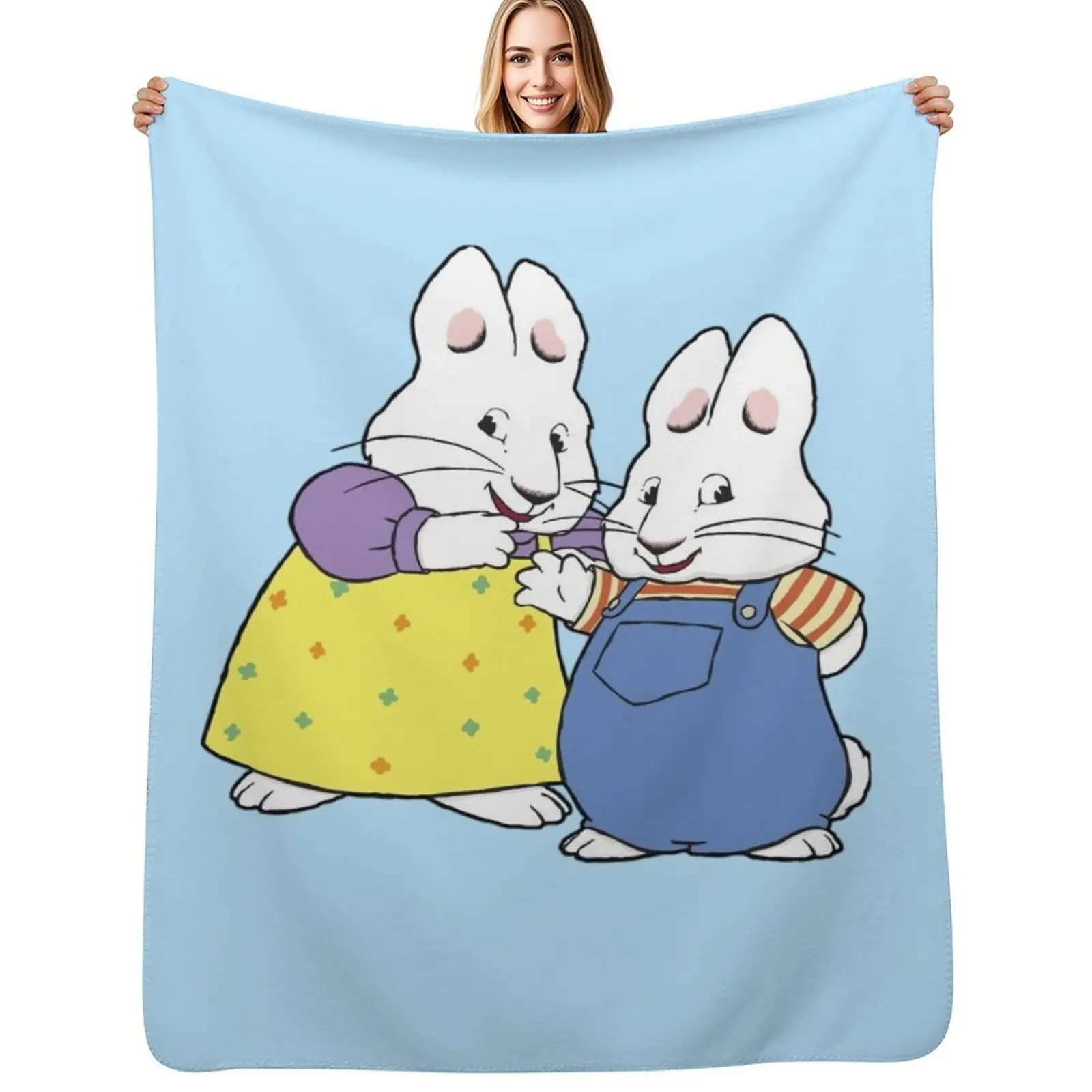 Max and ruby bunny Throw Blanket Anti Shedding Soft Fuzzy Blanket for Home
Max and ruby bunny Throw Blanket Anti Shedding Soft Fuzzy Blanket for Home