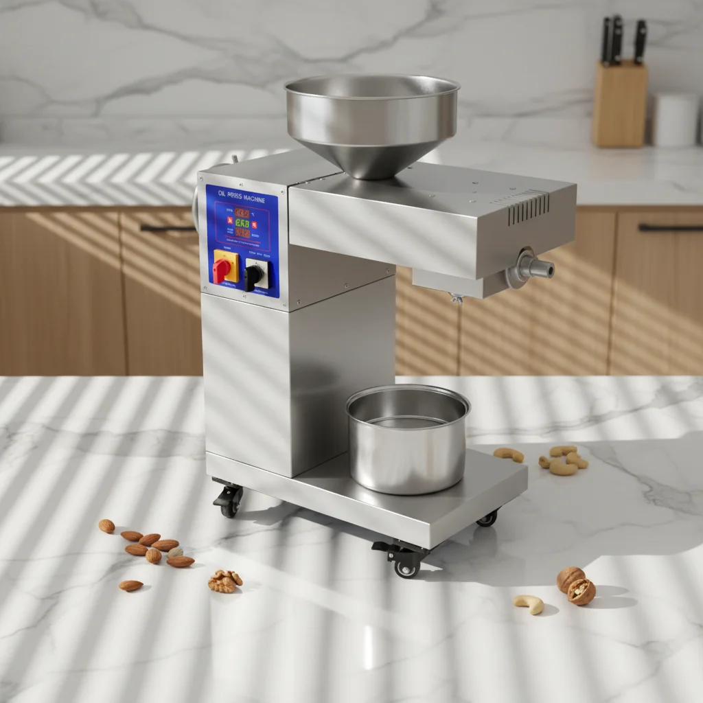 PinYang Family Used Mini Peanut Oil Cooking Oil Refinery Home Use Easy to Clean Small Oil Pressing Machine
PinYang Family Used Mini Peanut Oil Cooking Oil Refinery Home Use Easy to Clean Small Oil Pressing Machine