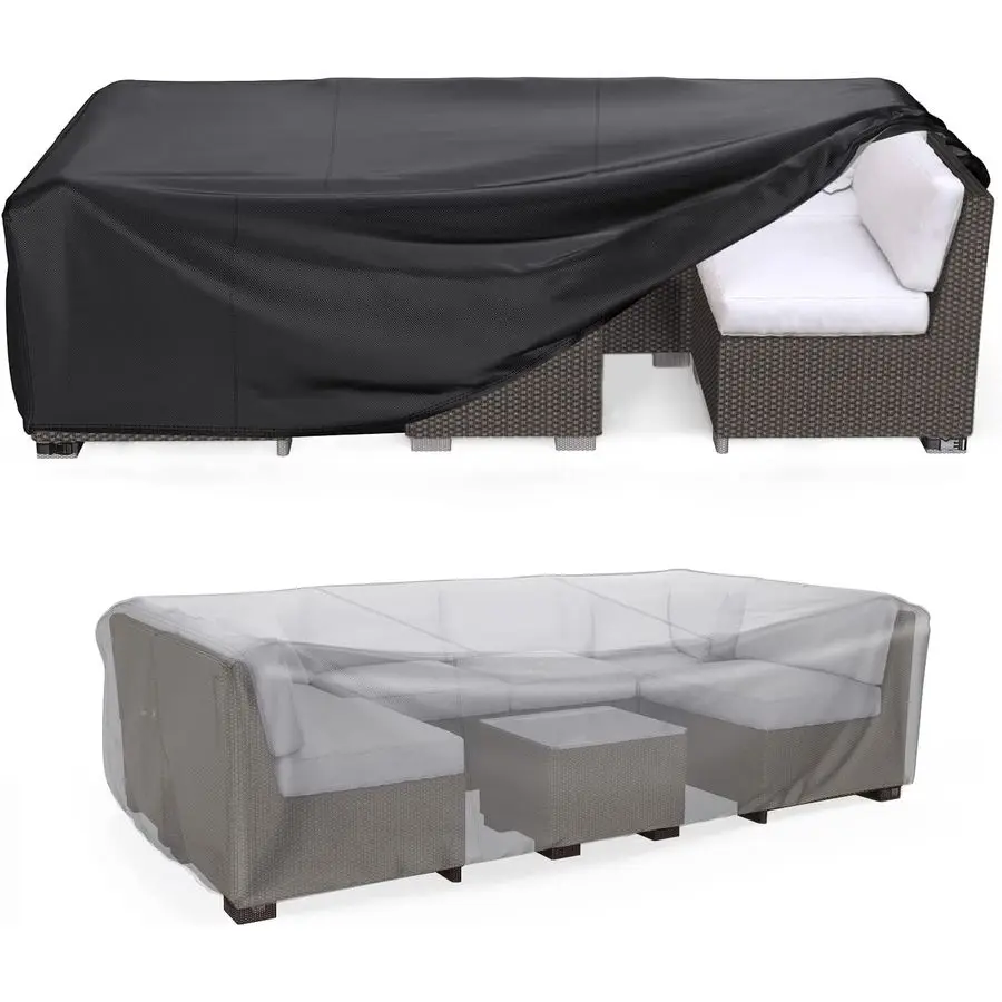 Furniture Set Cover Waterproof, Outdoor Sectional Sofa Set Cover Heavy Duty 600D Table and Chair Set Cover 98 L 78 W 30 H
Furniture Set Cover Waterproof, Outdoor Sectional Sofa Set Cover Heavy Duty 600D Table and Chair Set Cover 98 L 78 W 30 H