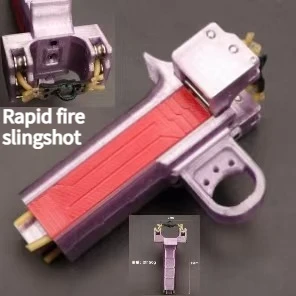 New 3D Printed Plastic Metal Bearing Rapid Fire Slingshot for Outdoor Competitive Portable Automatic Loading EDC Slingshot Gift
New 3D Printed Plastic Metal Bearing Rapid Fire Slingshot for Outdoor Competitive Portable Automatic Loading EDC Slingshot Gift