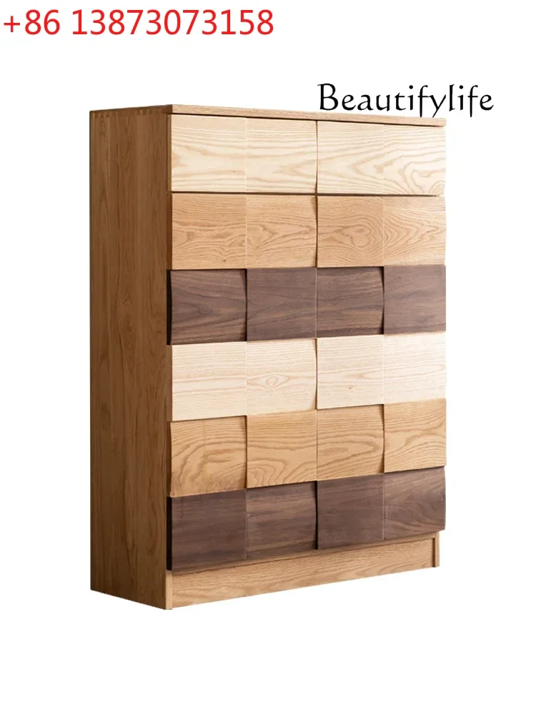 Шкаф для обуви в японском стиле из цельного дерева, входной шкаф для хранения в гостиной, бытовой шкаф из черного орехового дерева для прихожей
Шкаф для обуви в японском стиле из цельного дерева, входной шкаф для хранения в гостиной, бытовой шкаф из черного орехового дерева для прихожей