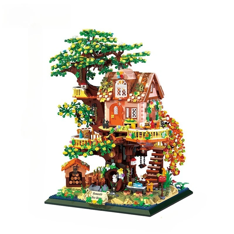 Mini small particle building street view flower tree house adult high difficulty building toy building block 612010
Mini small particle building street view flower tree house adult high difficulty building toy building block 612010