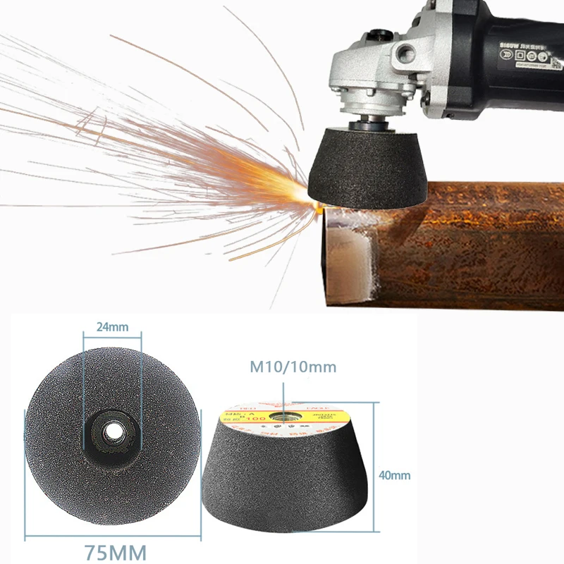 Cup Type Diamond Polishing Wheel 50/100/200Grits Stone Grinding Head Abrasive Angle Grinder For Granite Marble Tile Trimming
Cup Type Diamond Polishing Wheel 50/100/200Grits Stone Grinding Head Abrasive Angle Grinder For Granite Marble Tile Trimming