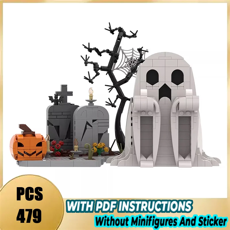 High-end exquisite brand MOC building blocks Ghost Pumpkin Tombstone Technical module bricks gift Christmas toy DIY assembly set
High-end exquisite brand MOC building blocks Ghost Pumpkin Tombstone Technical module bricks gift Christmas toy DIY assembly set