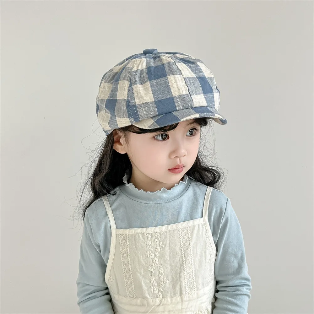 Fashion Plaid Newsboy Cap Korean Vintage Children's Beret Outdoor Retro Peaked Caps Kids
Fashion Plaid Newsboy Cap Korean Vintage Children's Beret Outdoor Retro Peaked Caps Kids