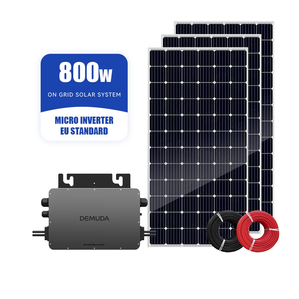 Eu Standard 800w On Grid Solar Panel Micro Inverter Kit Roof Balcony Pv Power System Complete Solar Energy System For Home
Eu Standard 800w On Grid Solar Panel Micro Inverter Kit Roof Balcony Pv Power System Complete Solar Energy System For Home