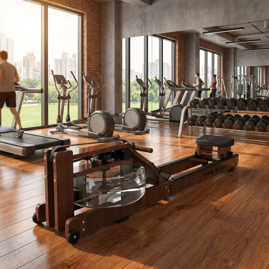High End Solid Oak Wood Eco-Friendly Durable Water Rowing Machine for Luxury Home Use Indoor Gym Fitness Cardio Workout
High End Solid Oak Wood Eco-Friendly Durable Water Rowing Machine for Luxury Home Use Indoor Gym Fitness Cardio Workout