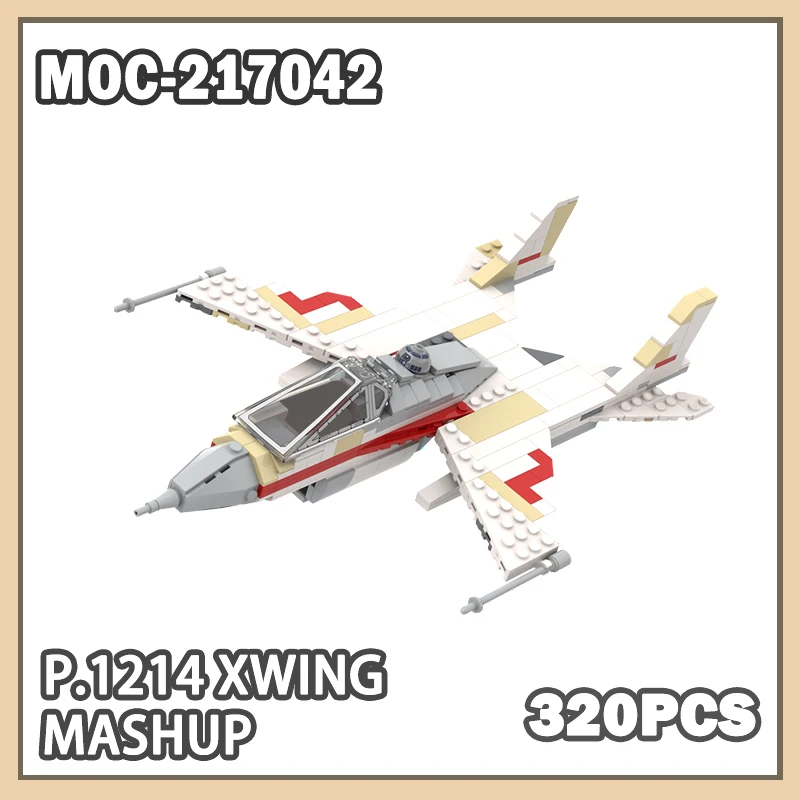 MOC- 217042 Серия Space War P.1214 Xwing Mashup, строительный блок, модель кирпича, совместимый с DIY набор кирпичей, креативные подарки, звезда, 320 шт.
MOC- 217042 Серия Space War P.1214 Xwing Mashup, строительный блок, модель кирпича, совместимый с DIY набор кирпичей, креативные подарки, звезда, 320 шт.