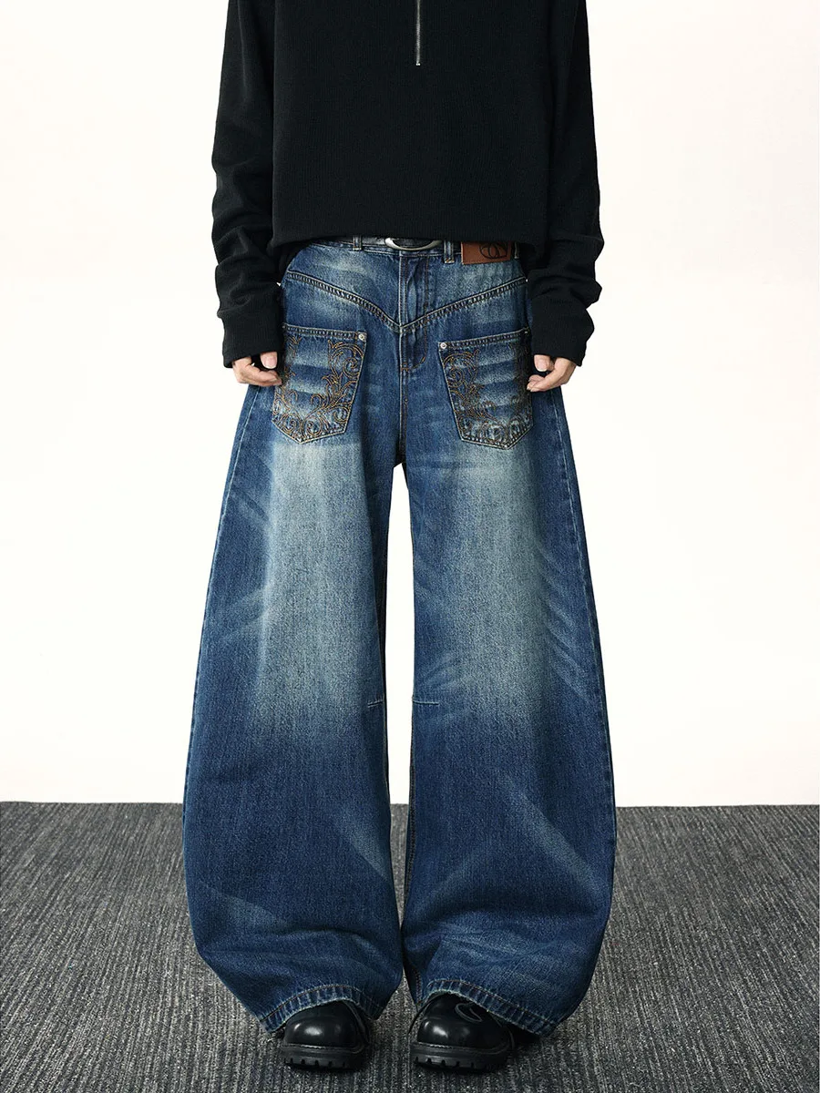 Джинсы American Sle прямого кроя для мужчин и женщин, осенние, модные, брендовые, широкие брюки, дизайнерские, в стиле деконструктед, карго-джинсы
Джинсы American Sle прямого кроя для мужчин и женщин, осенние, модные, брендовые, широкие брюки, дизайнерские, в стиле деконструктед, карго-джинсы