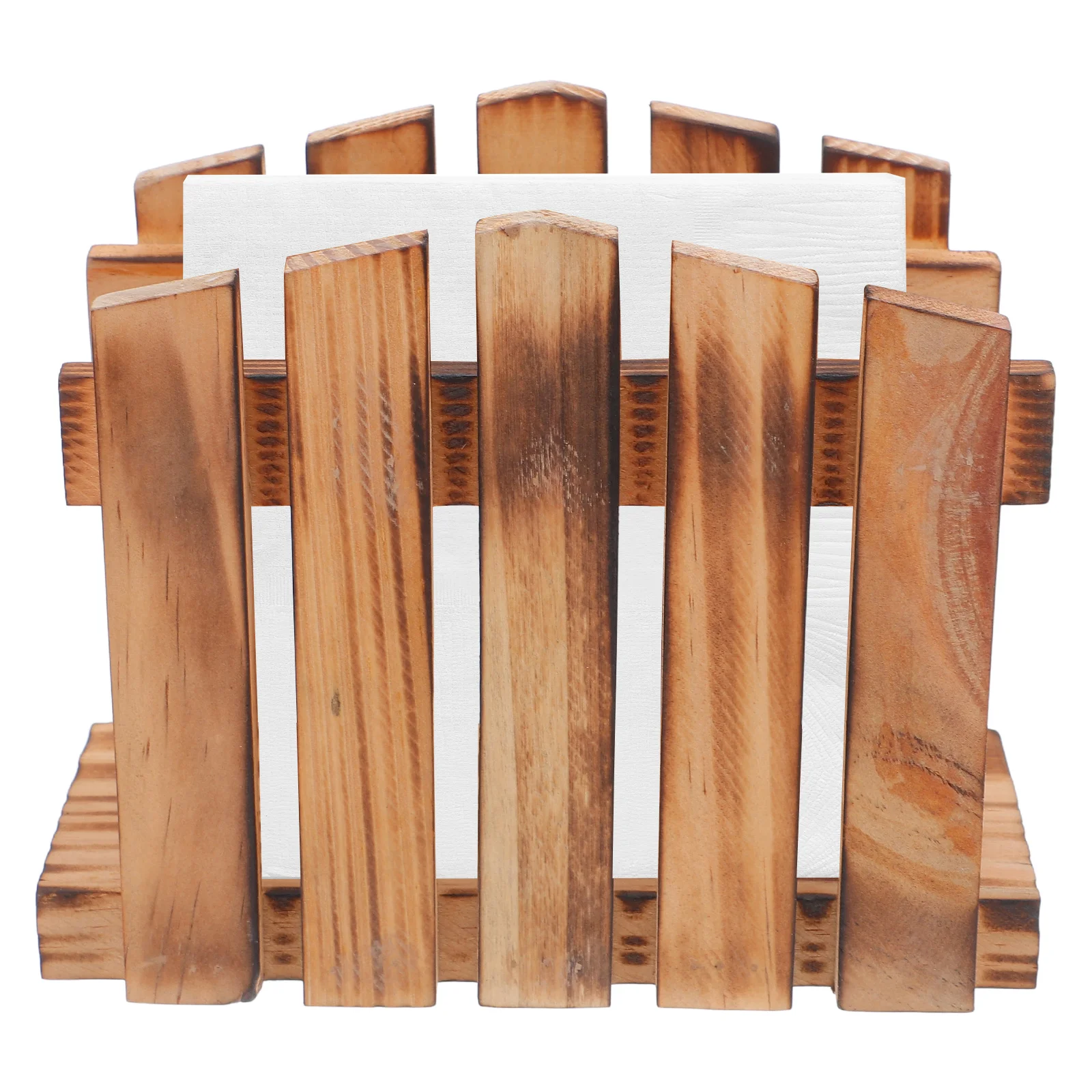 Wooden Napkin Stand Farmhouse Decor Holder Vintage Fence Design Stable Wood Material Paper Towel Rack Kitchen Bathroom Office
Wooden Napkin Stand Farmhouse Decor Holder Vintage Fence Design Stable Wood Material Paper Towel Rack Kitchen Bathroom Office