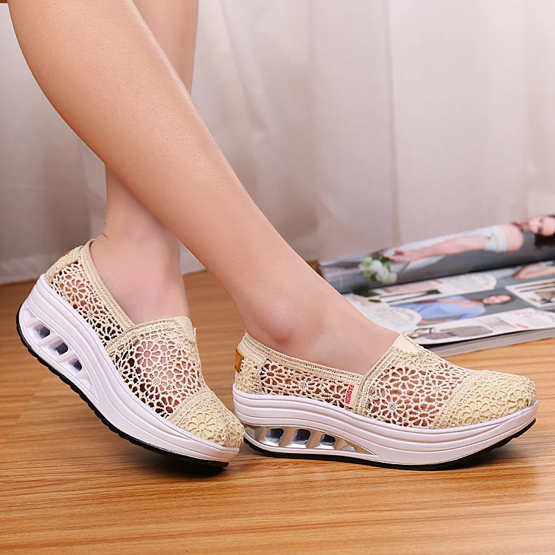 Women's Casual Shoes Summer Thick Soled Lace Hiking Breathable Outdoor Comfortable Sports Loafers Casual Single Shoes for Women
Women's Casual Shoes Summer Thick Soled Lace Hiking Breathable Outdoor Comfortable Sports Loafers Casual Single Shoes for Women