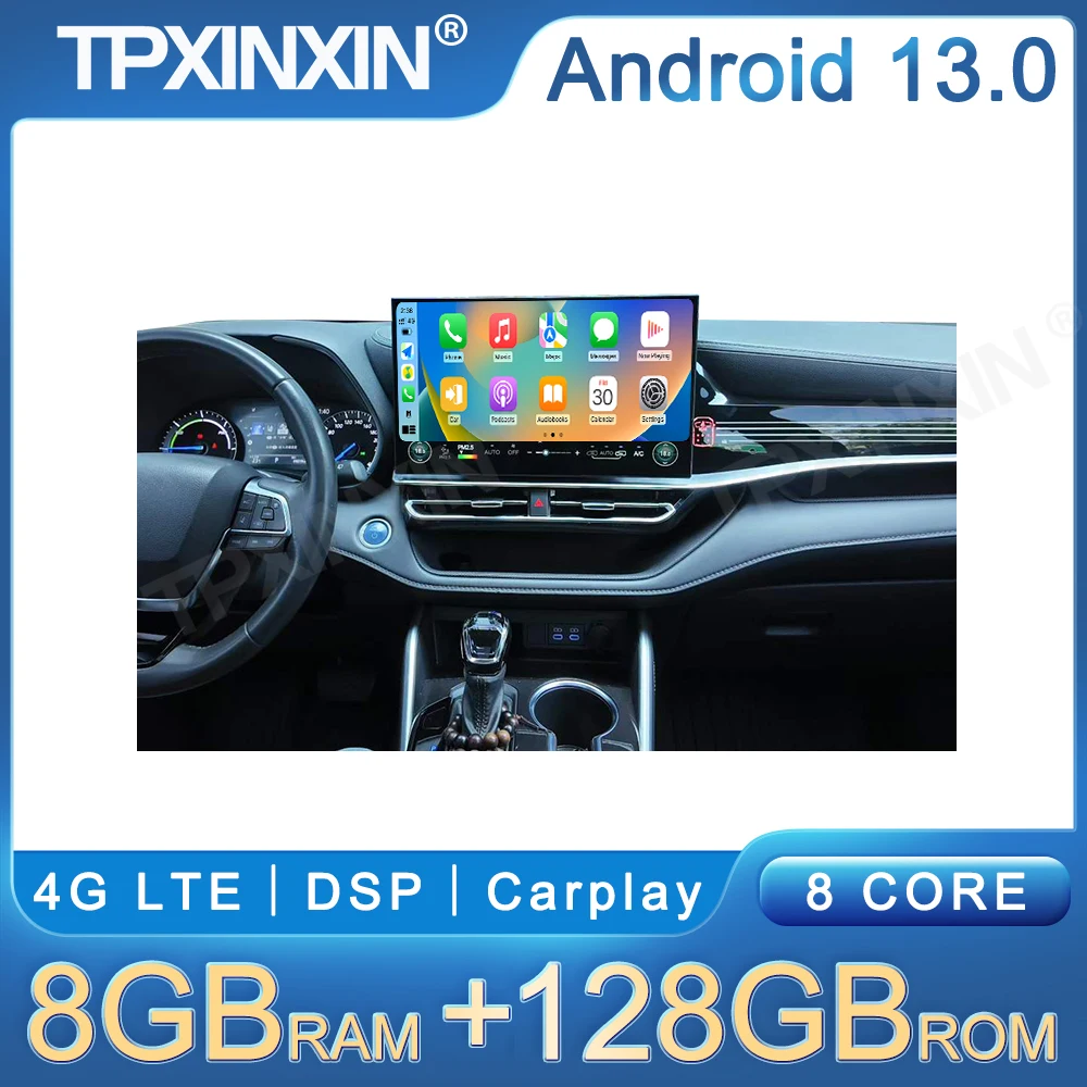 Car Radio For Toyota Highlander / Crown Kluger 2022-2025 Android 14 Auto Carpaly Hicar 15.8 Inch Stereo Multimeida Player DSP
Car Radio For Toyota Highlander / Crown Kluger 2022-2025 Android 14 Auto Carpaly Hicar 15.8 Inch Stereo Multimeida Player DSP