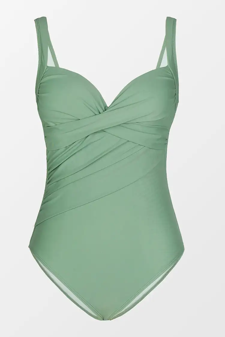 2022 New Solid Color Suspender Style Slim One-Piece Bikini Cross V-Neck Pleated Swimsuit Backless Sexy Beachwear Push-Up Fashion
2022 New Solid Color Suspender Style Slim One-Piece Bikini Cross V-Neck Pleated Swimsuit Backless Sexy Beachwear Push-Up Fashion