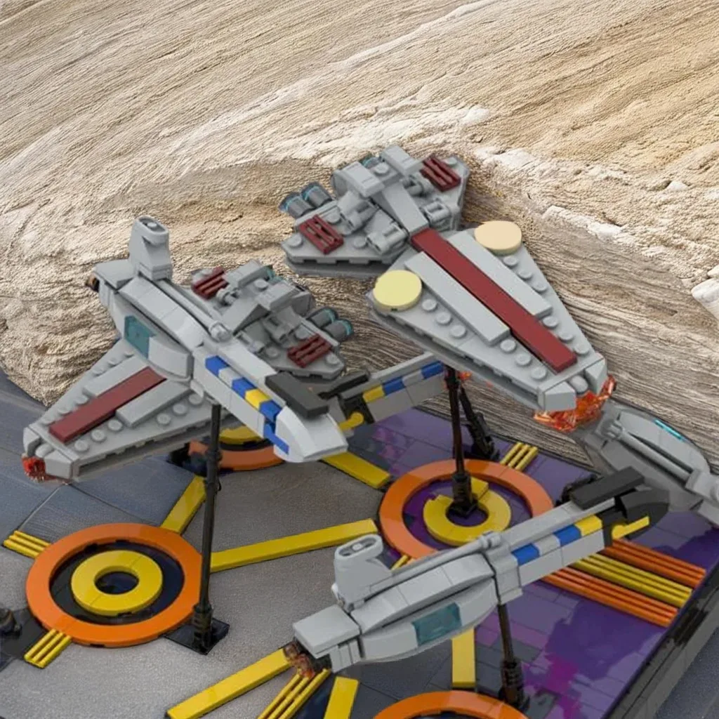 961Pcs Battle over Coruscant Micro MOC Star Batter Venator & Invisible Hand Education Building diy Block Birthday Toy Gift
961Pcs Battle over Coruscant Micro MOC Star Batter Venator & Invisible Hand Education Building diy Block Birthday Toy Gift