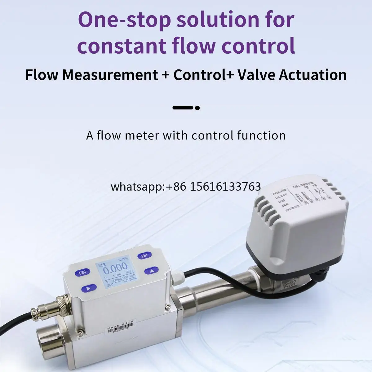 High-pressure Thermal Gas Mass Flow Meter Controller Sensor High-precision Compressed Air/oxygen/nitrogen Regulating Ball Valve
High-pressure Thermal Gas Mass Flow Meter Controller Sensor High-precision Compressed Air/oxygen/nitrogen Regulating Ball Valve