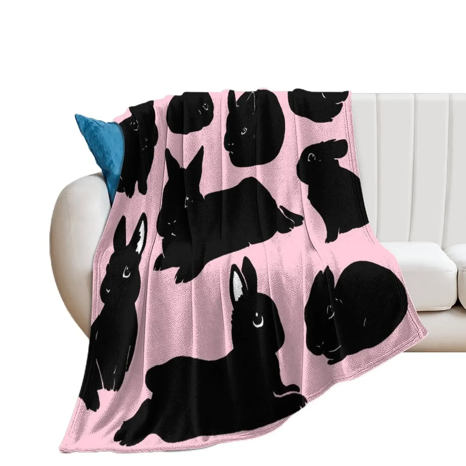 Black Bunny Collection Throw Blanket Personalized Gift Comforter Soft Plush Plaid Custom Blankets
Black Bunny Collection Throw Blanket Personalized Gift Comforter Soft Plush Plaid Custom Blankets