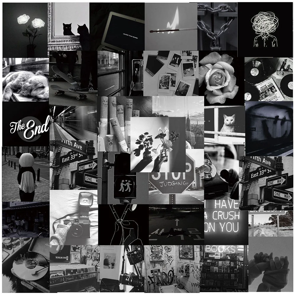 10/30/50pcs Cool INS Style Black and White Landscape Stickers Aesthetic Decal Phone Laptop Scrapbook Bike Waterproof Car Sticker
10/30/50pcs Cool INS Style Black and White Landscape Stickers Aesthetic Decal Phone Laptop Scrapbook Bike Waterproof Car Sticker