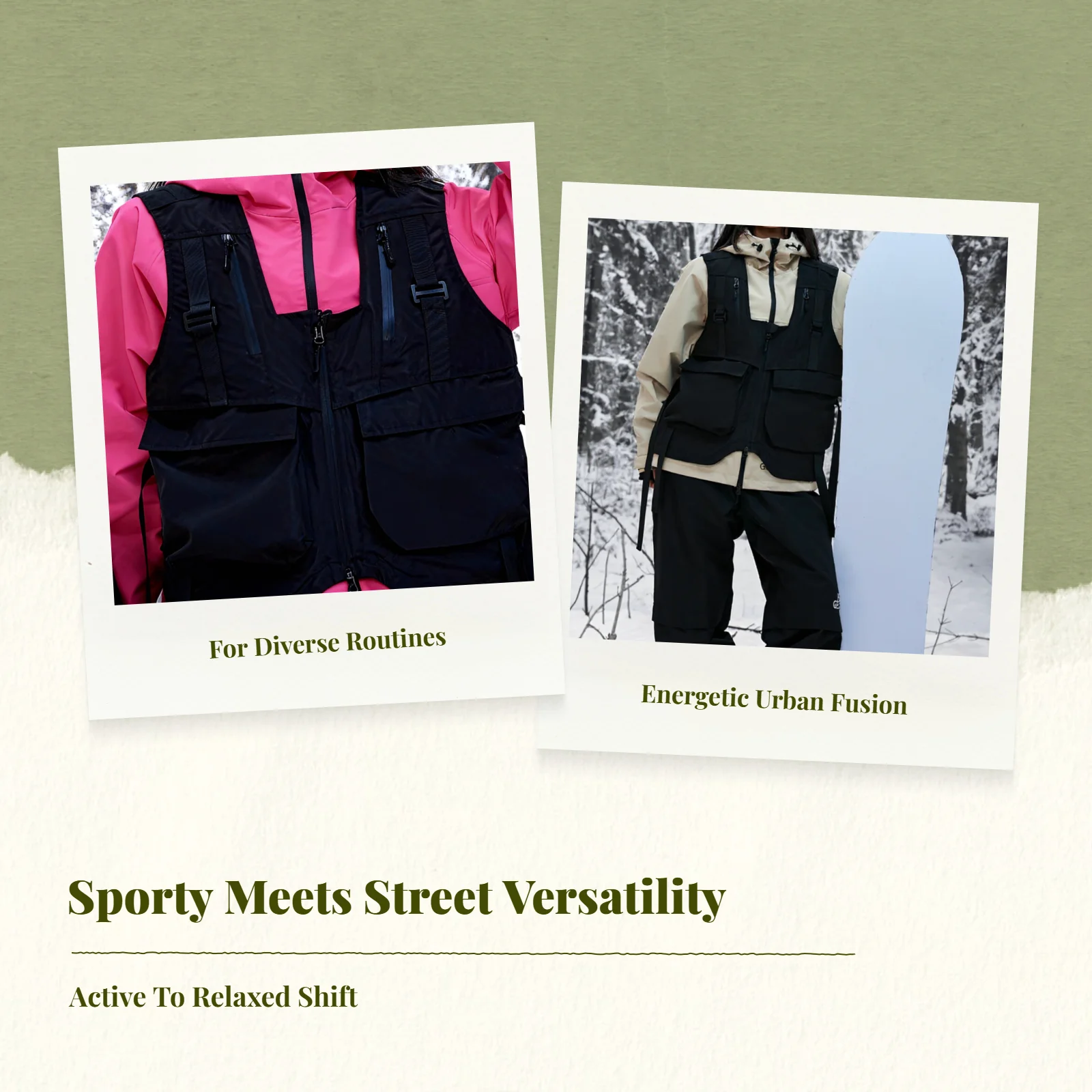 Outdoor Sports Vest, Waterproof Windproof, Unisex, Winter
Outdoor Sports Vest, Waterproof Windproof, Unisex, Winter