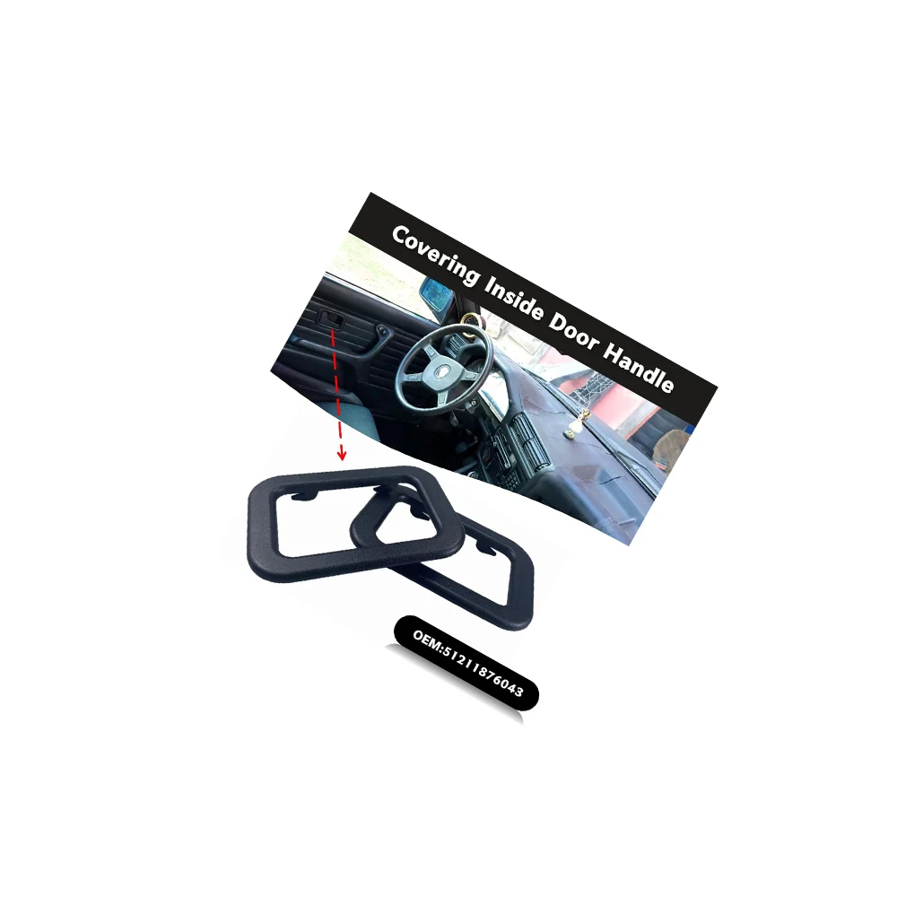 OE 51211876043 Inner Door Handle Surround Trim For BMW E30 318i 318s 325 Interior Bezel Repair Accessory
OE 51211876043 Inner Door Handle Surround Trim For BMW E30 318i 318s 325 Interior Bezel Repair Accessory