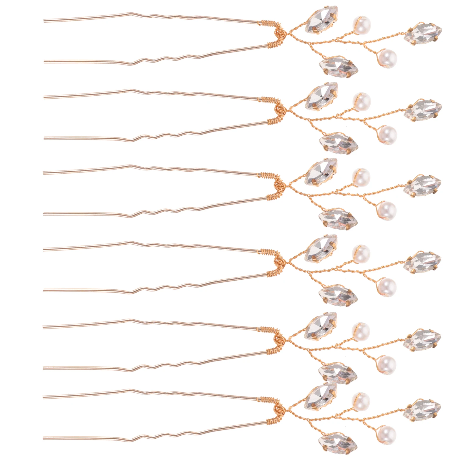 6 Pcs Pearl Hairpins Wedding Accessories for Women Rhinestone Bridal Prom Hairpieces Bobby Pins Hair Fork Styling Tools
6 Pcs Pearl Hairpins Wedding Accessories for Women Rhinestone Bridal Prom Hairpieces Bobby Pins Hair Fork Styling Tools