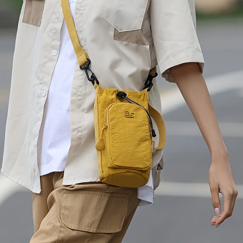New Portable Water Bottle Holder Bag Unisex Crossbody Shoulder Mini Bag Drawstring Water Bottle Pouch
New Portable Water Bottle Holder Bag Unisex Crossbody Shoulder Mini Bag Drawstring Water Bottle Pouch