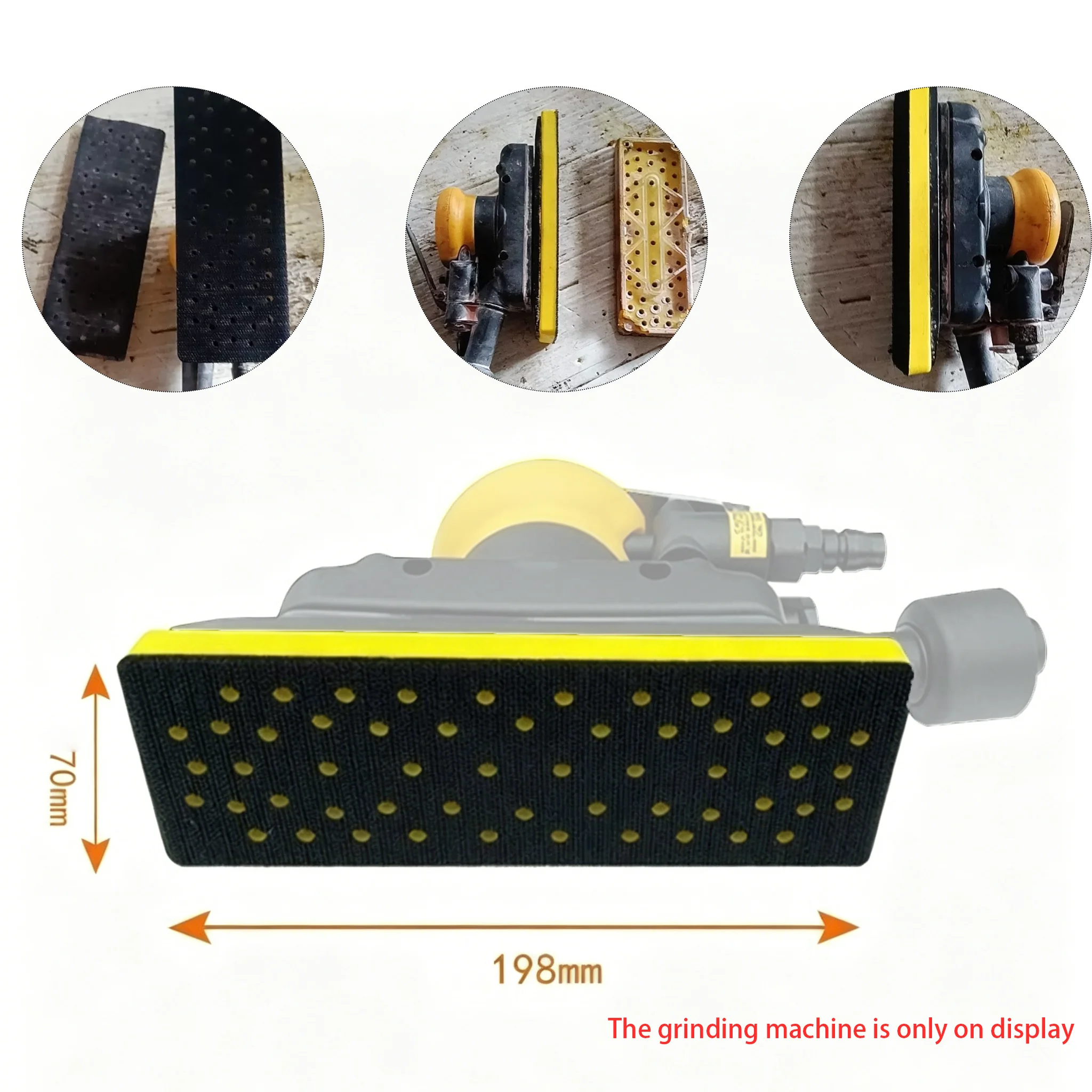 Pneumatic Polishing Machine Sandpaper Machine 70 * 198mm Chassis Adhesive Disc Rectangular Dry Grinding Machine Tray
Pneumatic Polishing Machine Sandpaper Machine 70 * 198mm Chassis Adhesive Disc Rectangular Dry Grinding Machine Tray