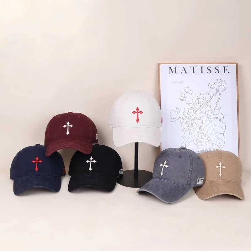 Korean Version New Outdoor Sports Embroidery Cross Baseball Cap Men and Women Versatile Cap Leisure Fashion Trend Sunscreen Cap
Korean Version New Outdoor Sports Embroidery Cross Baseball Cap Men and Women Versatile Cap Leisure Fashion Trend Sunscreen Cap