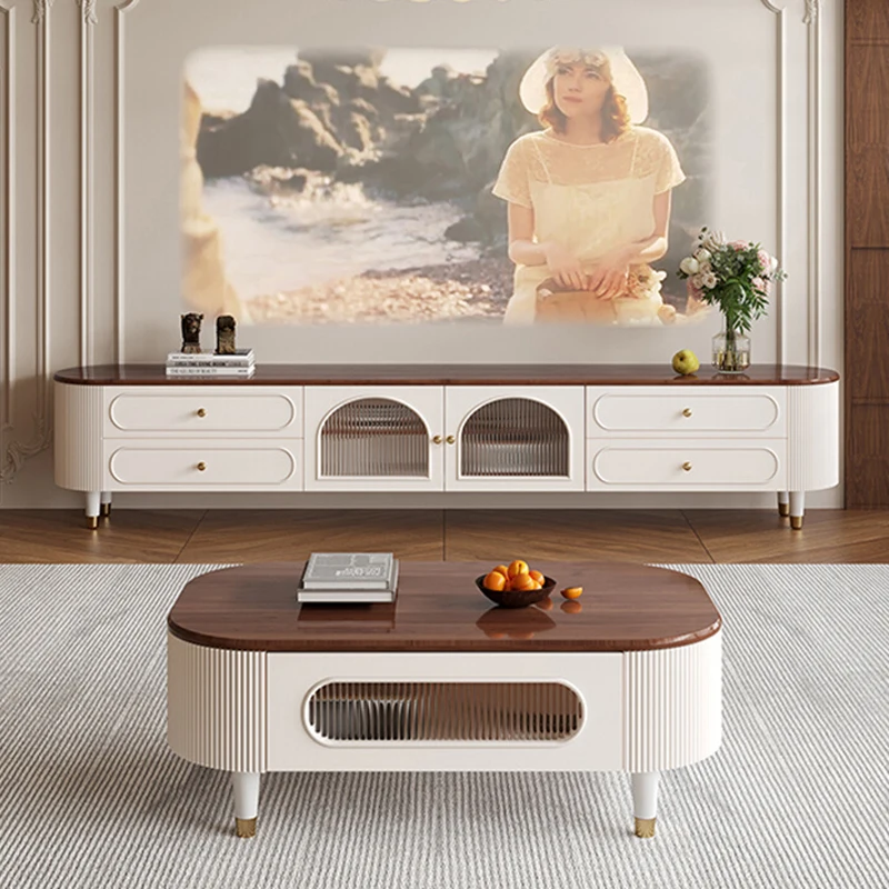 Light Luxury TV Stands French Solid Wood Modern Nordic TV Stands Storage Vintage Vetrinette Da Esposizione Home Furniture
Light Luxury TV Stands French Solid Wood Modern Nordic TV Stands Storage Vintage Vetrinette Da Esposizione Home Furniture