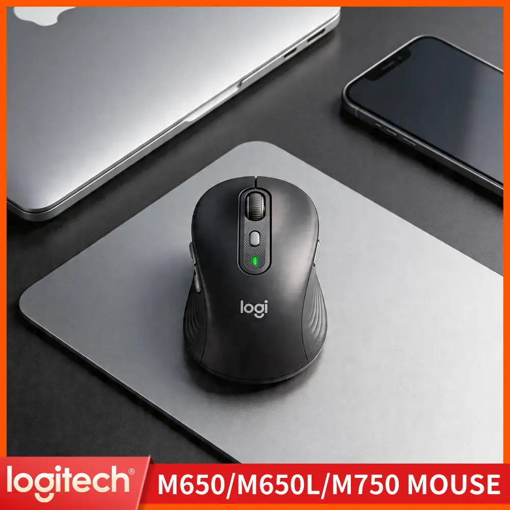M750 Bluetooth Mouse - Quiet Silent Clicks, SmartWheel Smooth Scroll, 20-Month Battery, Desktop Laptop Ready
M750 Bluetooth Mouse - Quiet Silent Clicks, SmartWheel Smooth Scroll, 20-Month Battery, Desktop Laptop Ready