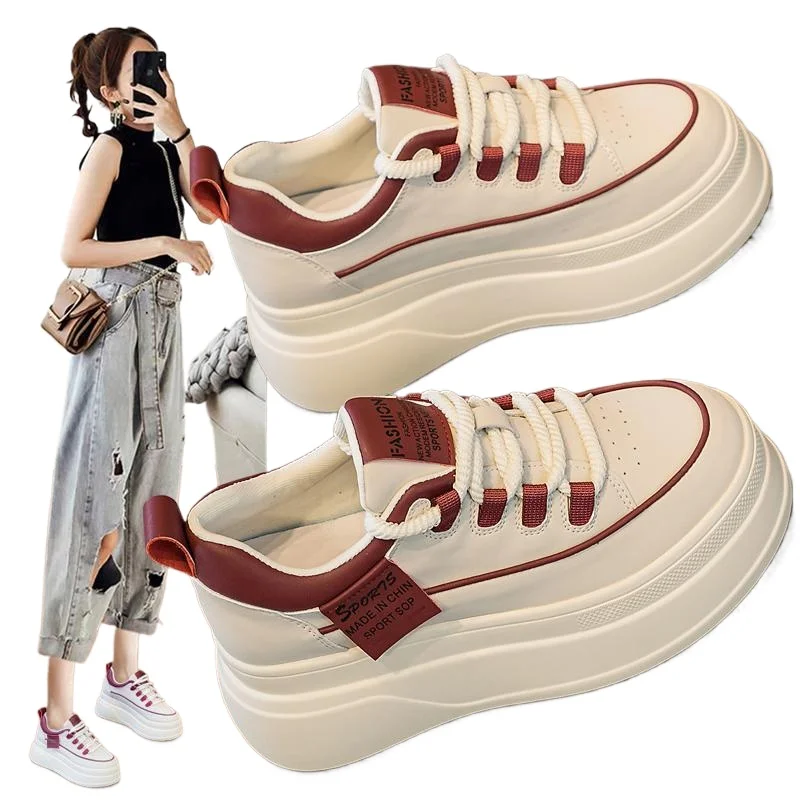2025 Spring New Interior Height Increase Women's Shoes Sponge Cake Thick Bottom Versatile Flat Shoes Casual Sports Shoes
2025 Spring New Interior Height Increase Women's Shoes Sponge Cake Thick Bottom Versatile Flat Shoes Casual Sports Shoes