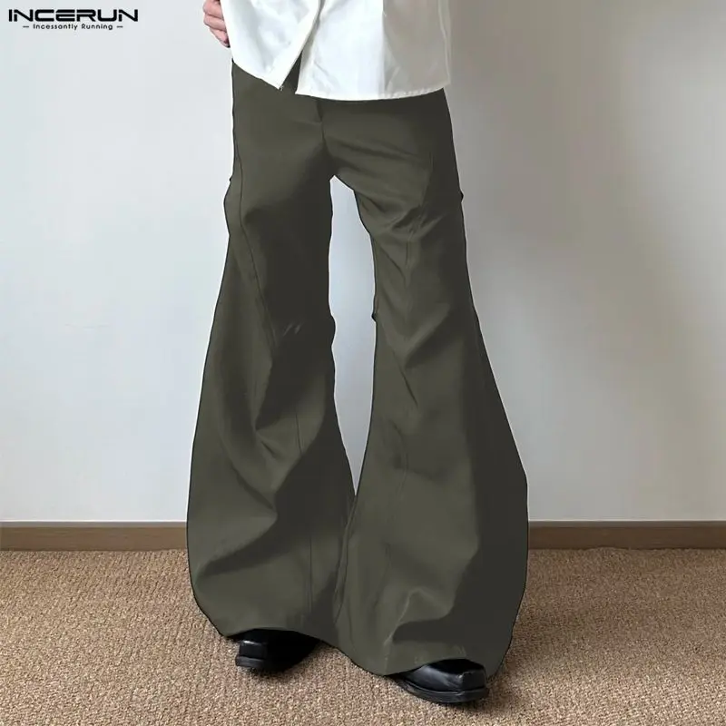 INCERUN Men Wide Leg Pants Button Joggers Solid Color Loose Casual Trousers Men Streetwear 2025 Fashion Leisure Male Long Pants
INCERUN Men Wide Leg Pants Button Joggers Solid Color Loose Casual Trousers Men Streetwear 2025 Fashion Leisure Male Long Pants