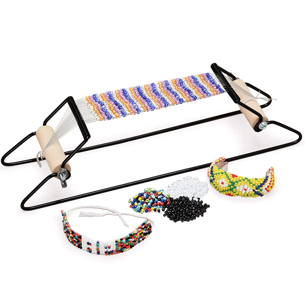 Metal Bead Loom Kit Weaving Beading Loom for Jewelry Bracelet DIY Knitting Machine Creative Handmade Beads Knitting Tool
Metal Bead Loom Kit Weaving Beading Loom for Jewelry Bracelet DIY Knitting Machine Creative Handmade Beads Knitting Tool