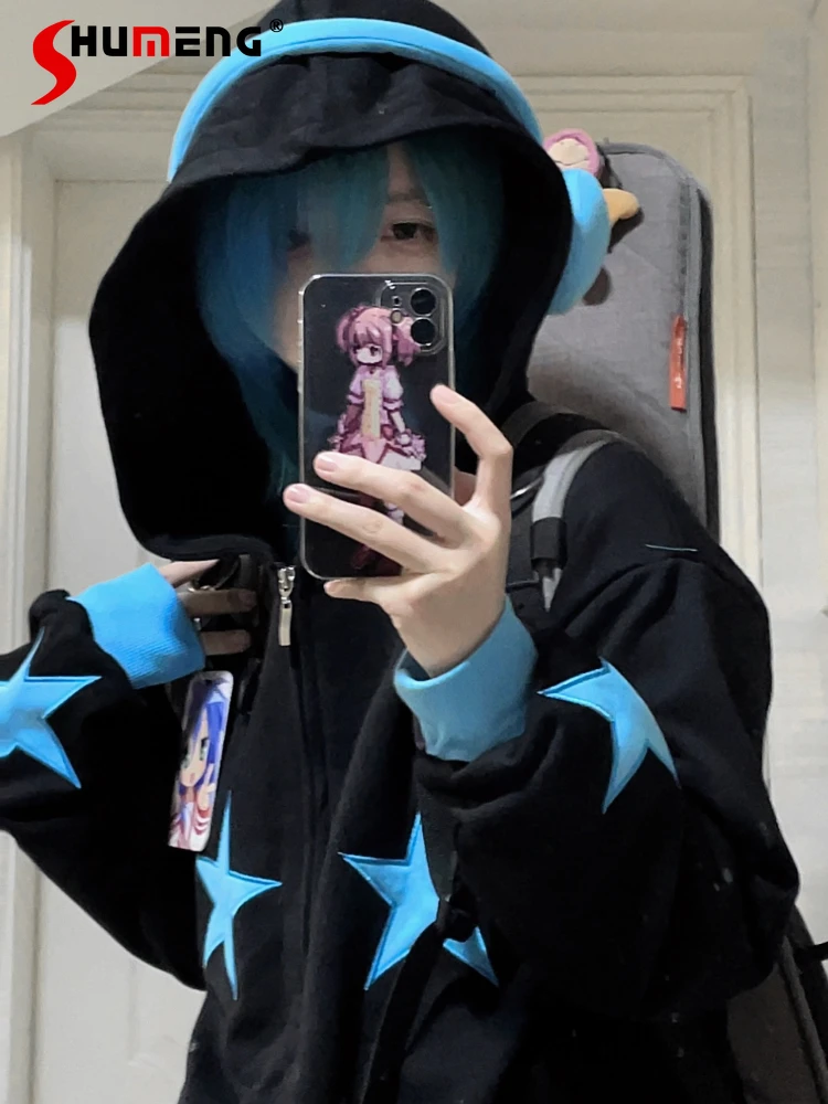 japanese Original Virtual Dimension Black Blue Pink White XINGX Earphone Thin Coat Couple Girlfriend Long Sleeve Hooded Hoodies
japanese Original Virtual Dimension Black Blue Pink White XINGX Earphone Thin Coat Couple Girlfriend Long Sleeve Hooded Hoodies