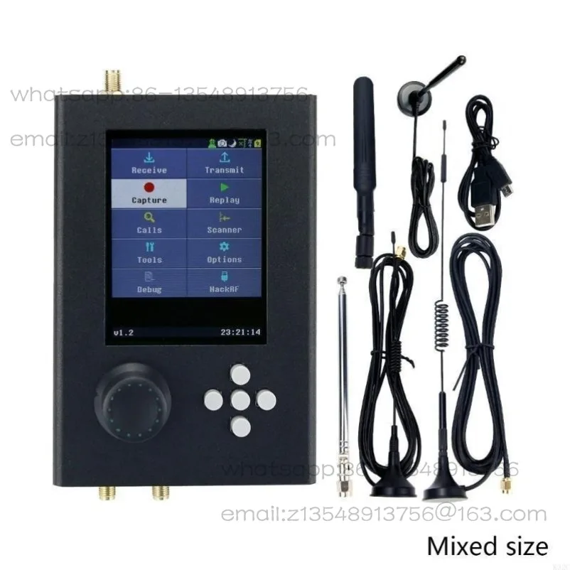 HackRF one portapack H2 radio transceiver receiver SDR software development kit
HackRF one portapack H2 radio transceiver receiver SDR software development kit