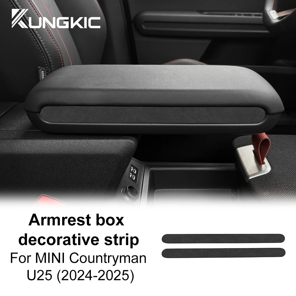 For BMW Mini Cooper Countryman U25 2024 2025 Armrest Box Side Strip Decorative Cover Trim Flannel Sticker Accessories Suede
For BMW Mini Cooper Countryman U25 2024 2025 Armrest Box Side Strip Decorative Cover Trim Flannel Sticker Accessories Suede