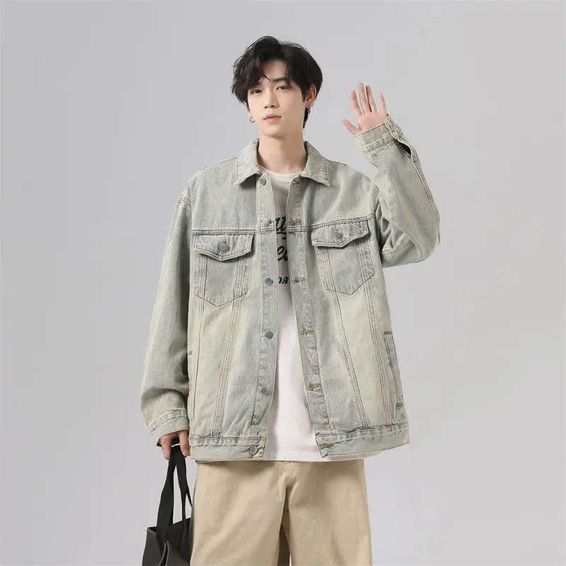 GIOIO men's denim jacket, 2025 new loose casual denim tops and coats, fashionable men's daily wear jackets and coats
GIOIO men's denim jacket, 2025 new loose casual denim tops and coats, fashionable men's daily wear jackets and coats